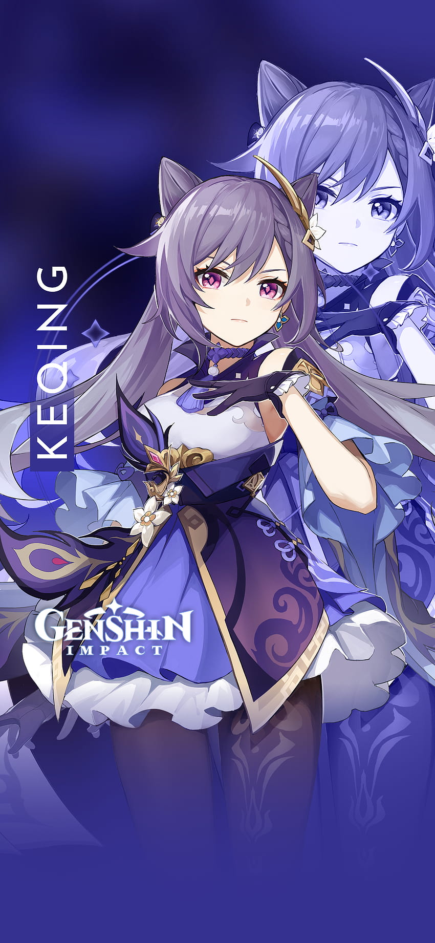 Keqing  Genshin Impact Trò chơi điện tử Anime 4K tải xuống hình nền