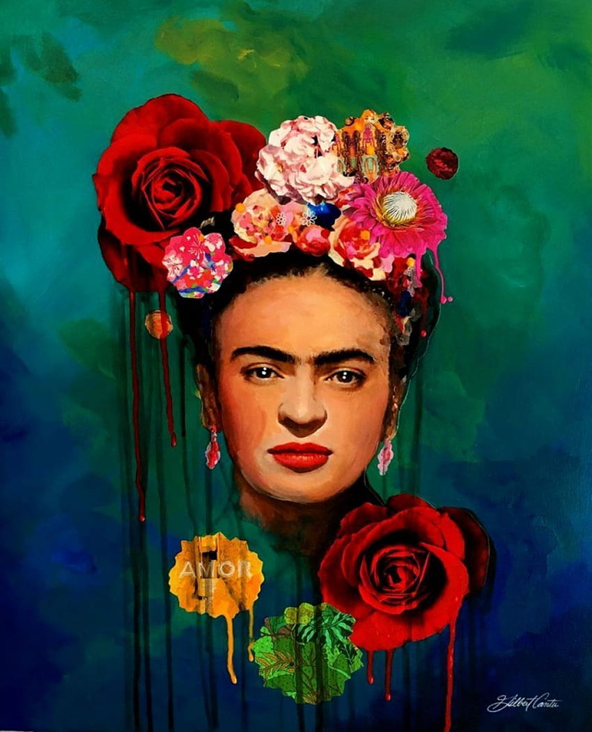 Buy FRIDA Kahlo Wallpaper Photo WALL Mural Exotic Wall Online in India   Etsy