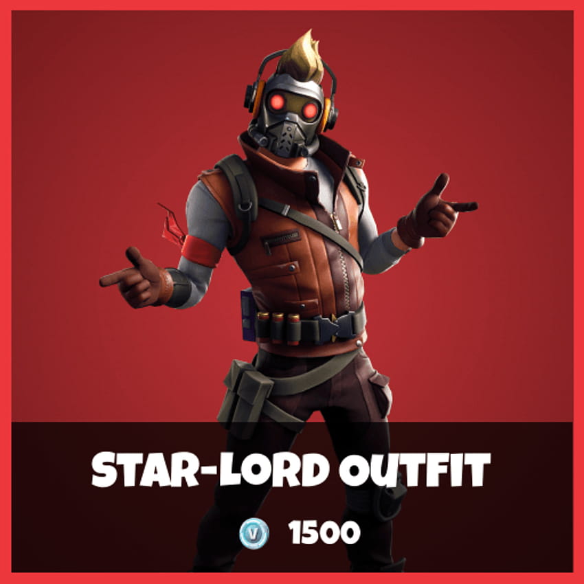 star lord outfit fortnite HD phone wallpaper