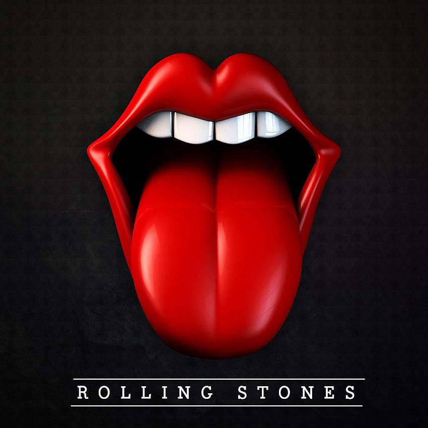 Logotipo de Rolling Stones, Rolling Stones, lengua de Rolling Stones fondo de pantalla del teléfono