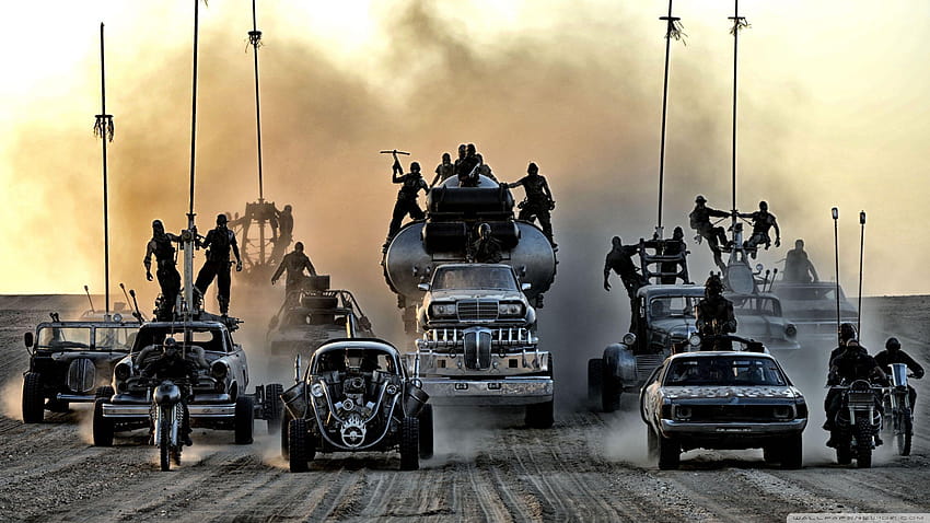 Vehículos Mad Max Fury Road: panorámica fondo de pantalla