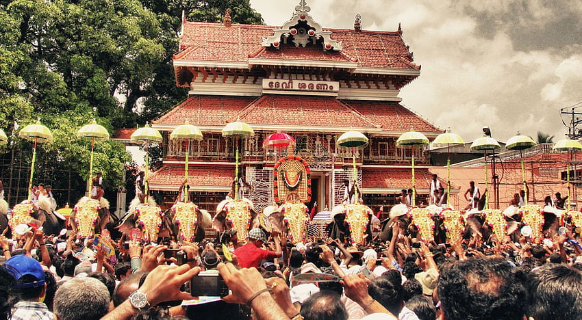 Festival Thrissur Pooram fondo de pantalla