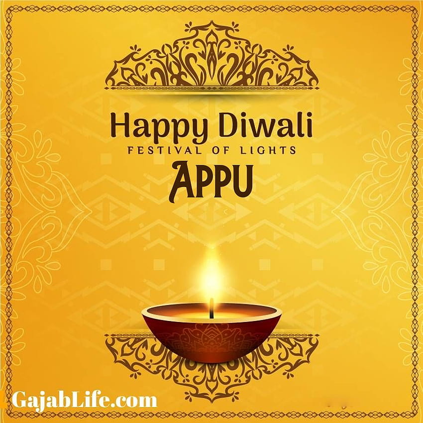 Appu Happy Deepawali, citations diwali Fond d'écran de téléphone HD