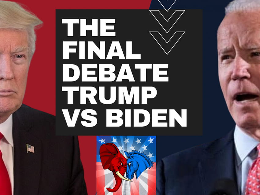 Trump Vs Biden Debate : President Trump And Former Vice President ...