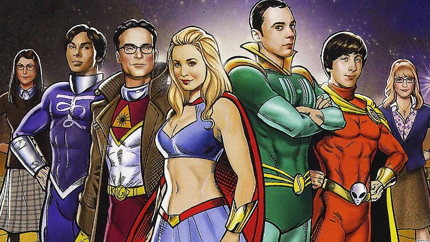 Pin on Cine & TV, the big bang theory justice league HD wallpaper