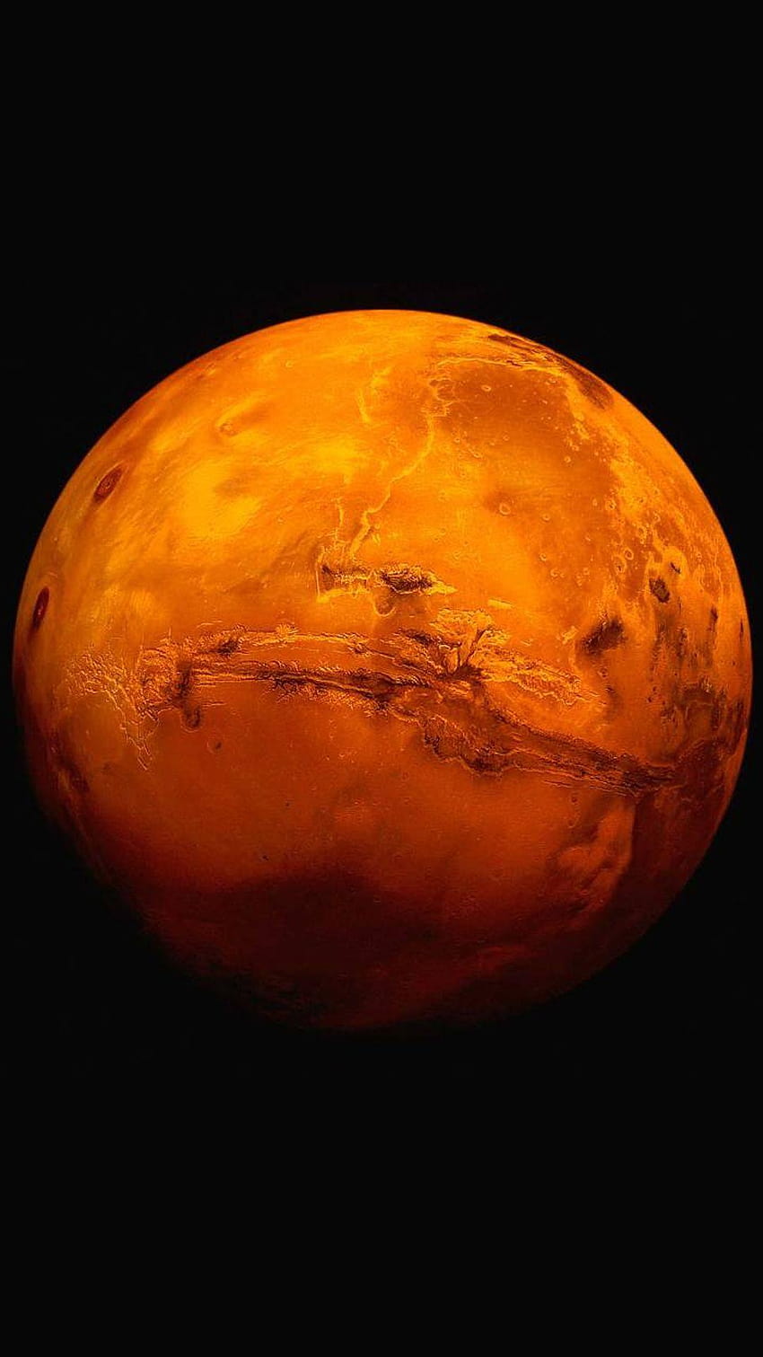 Marte iPhone, iphone x meio planeta Papel de parede de celular HD