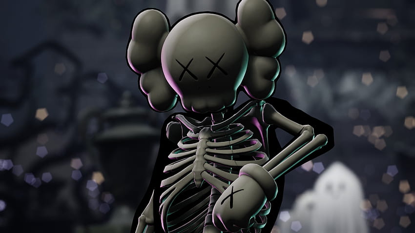 Kaws Skeleton Fortnite HD wallpaper | Pxfuel