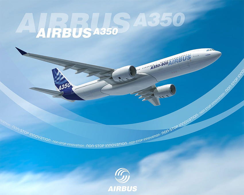 ข้อมูล: เครื่องบินลำตัวกว้างพิเศษ Airbus A350 XWB วอลล์เปเปอร์ HD