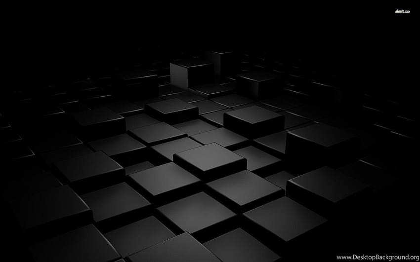 Cubi 3d oro nero Cubi 3d oro nero, cubi 3d neri iphone Sfondo HD