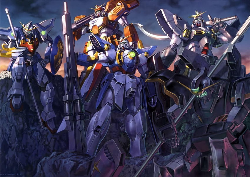 Gundam Wing Sonsuz Valsi, gundam kanatları sonsuz vals HD duvar kağıdı