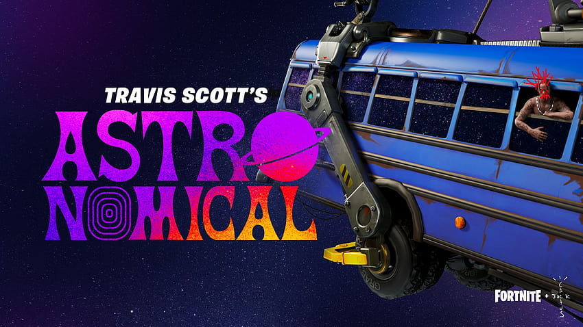 Travis Scott to Premiere New Song on Fortnite, astronomical travis scott HD wallpaper