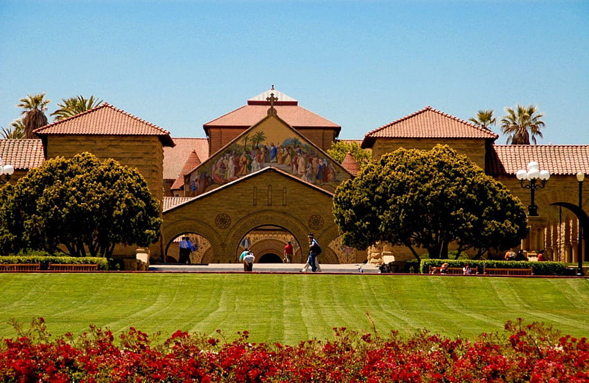 Gebäude der Stanford University HD-Hintergrundbild