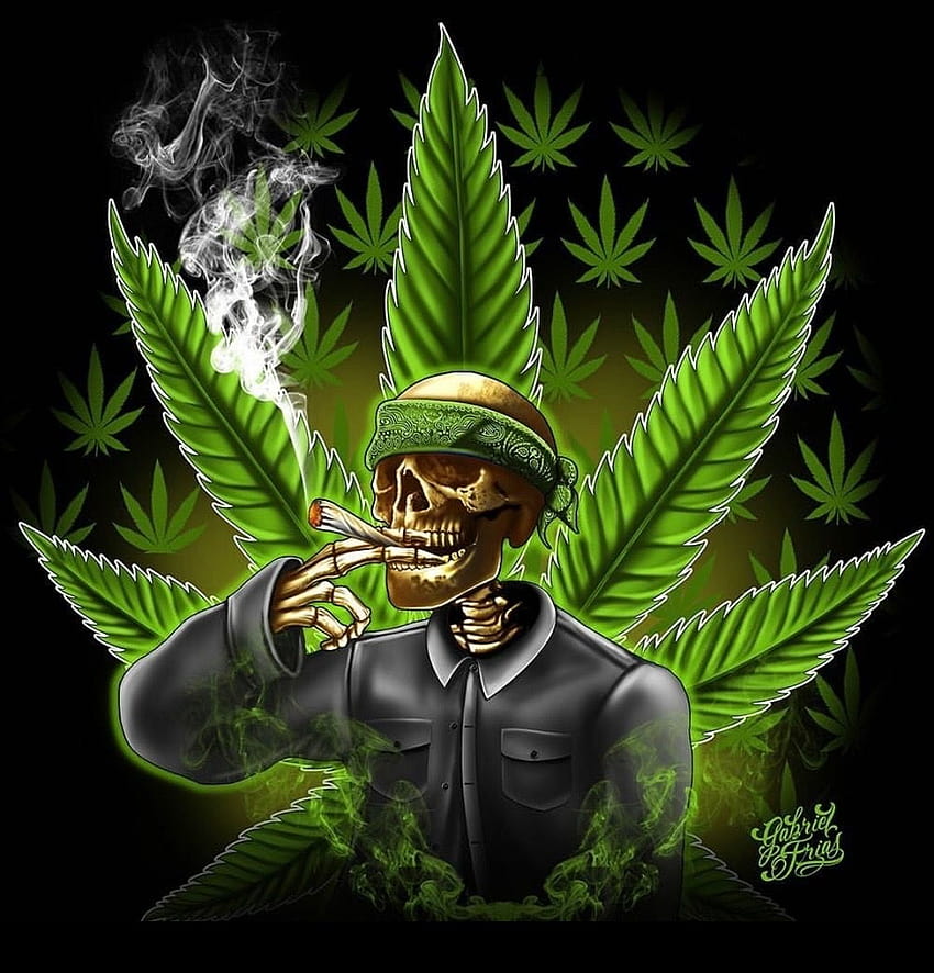 Bob Marley Smoking Weed. Bob Marley smoking weed joint with Skull, Dope Weed  Gangsta HD phone wallpaper | Pxfuel
