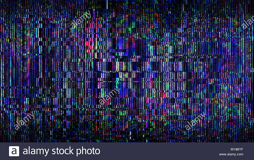 Futurystyczne tła usterki Abstrakcyjny szum pikseli, usterka błędu Tapeta HD