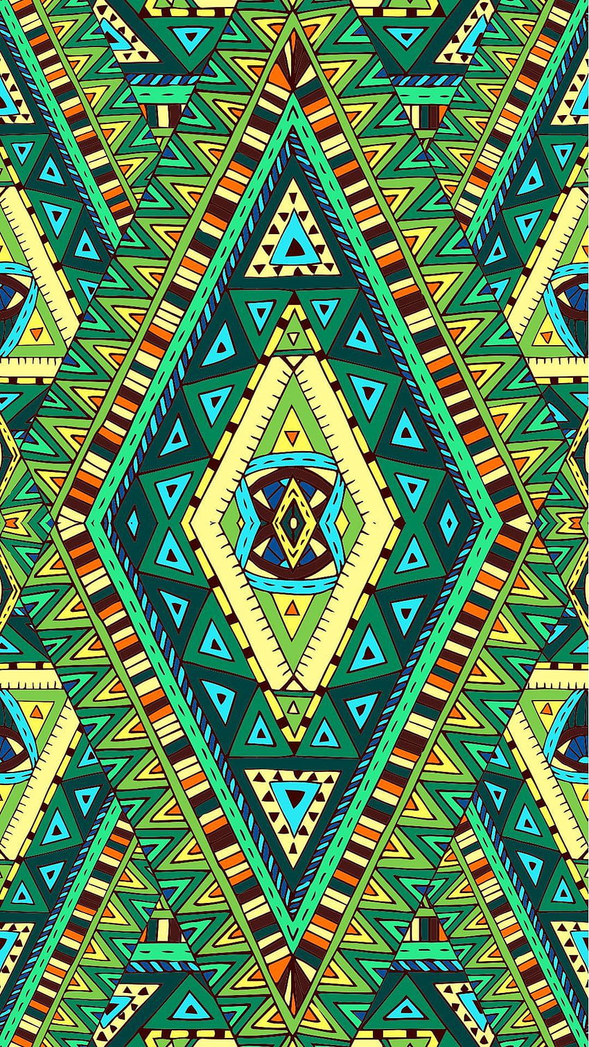 Etnik desen sevenler için renkli, ethnic HD phone wallpaper