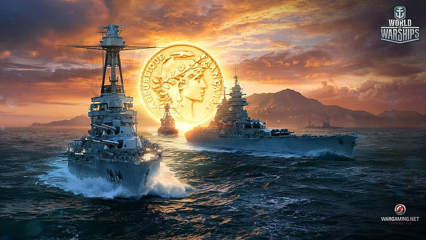 새해 장식: World of Warships HD 월페이퍼
