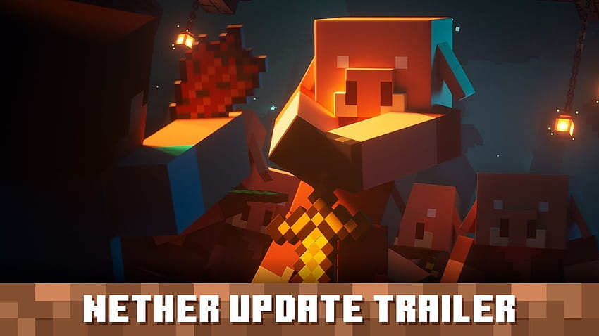 Mise à jour du Nether: Bande-annonce officielle, mise à jour du Nether de Minecraft Fond d'écran HD