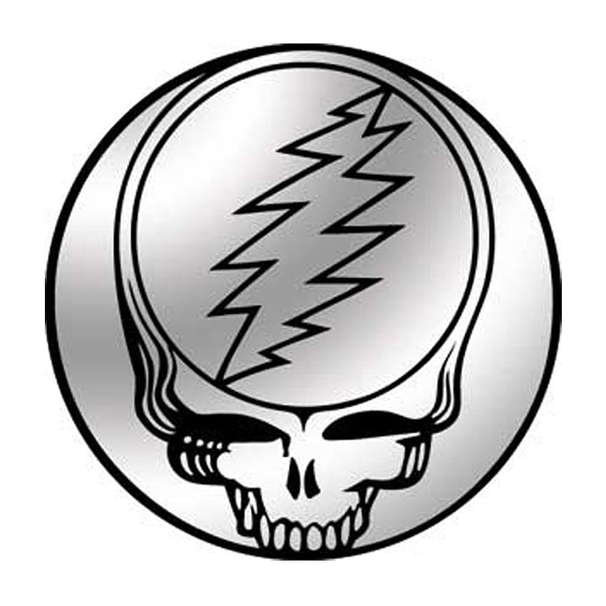 The Grateful Dead Steal Your Face Chrome Бутон, chicago cubs крадат лицето ви HD тапет за телефон