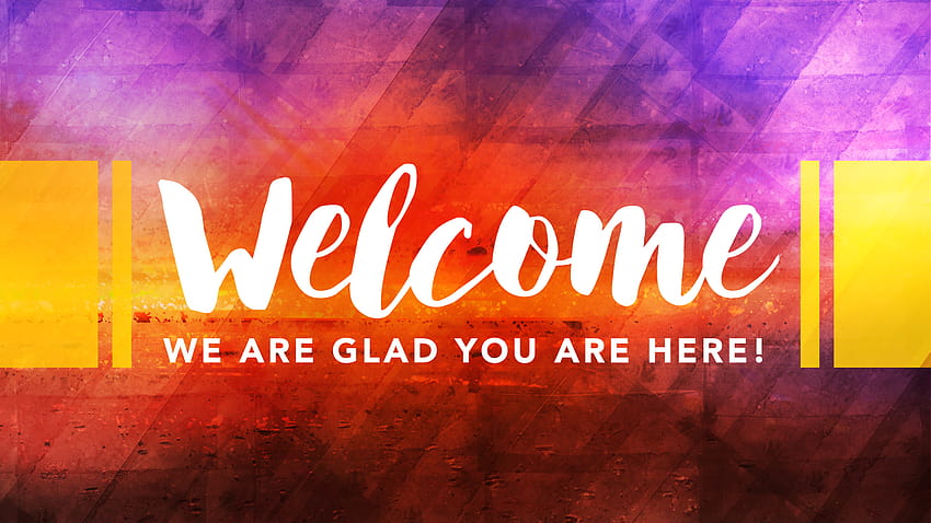 Hintergründe Willkommen, Willkommens, willkommen in der Kirche HD-Hintergrundbild