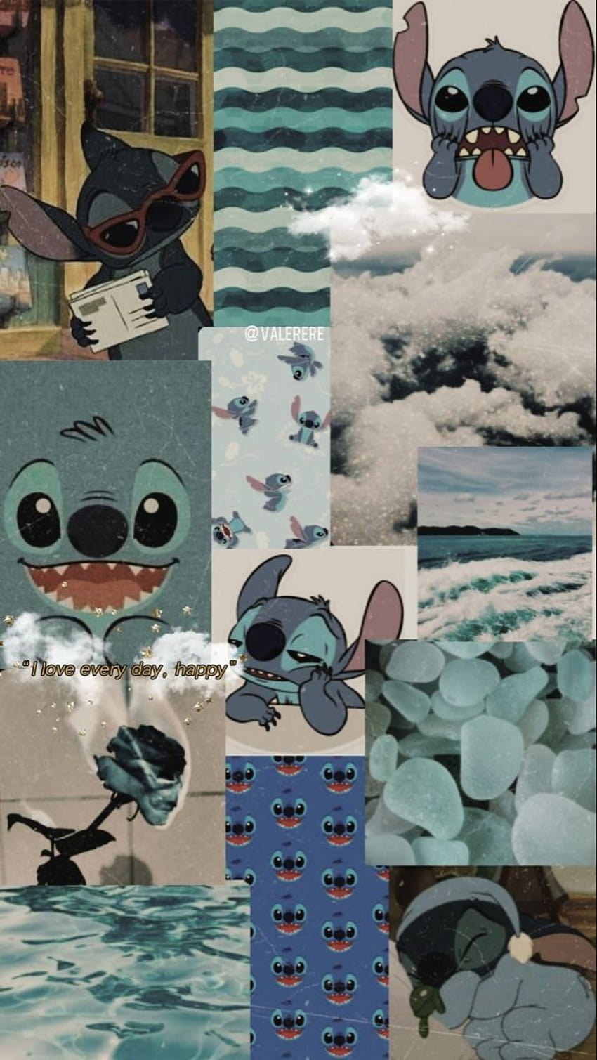 How CuTe is this!, stitch collage HD phone wallpaper
