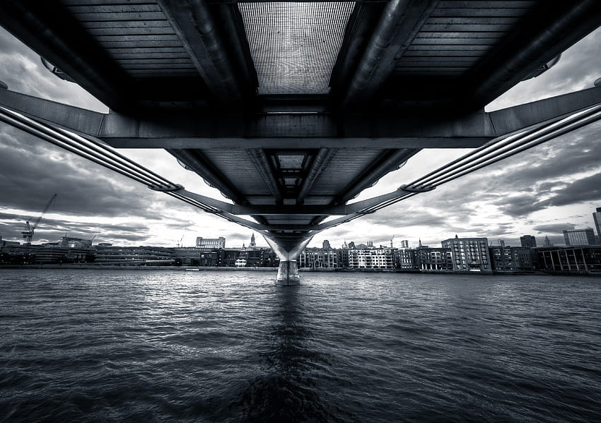 of Millennium Bridge, Thames, England, London, millennium bridge london HD wallpaper