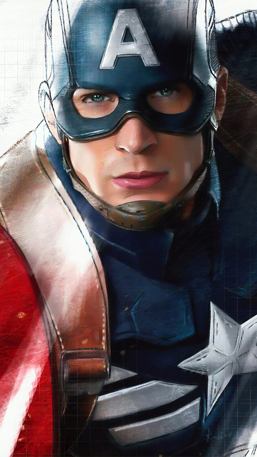 Captain America (After Ron Frenz sketch) | Artgasm