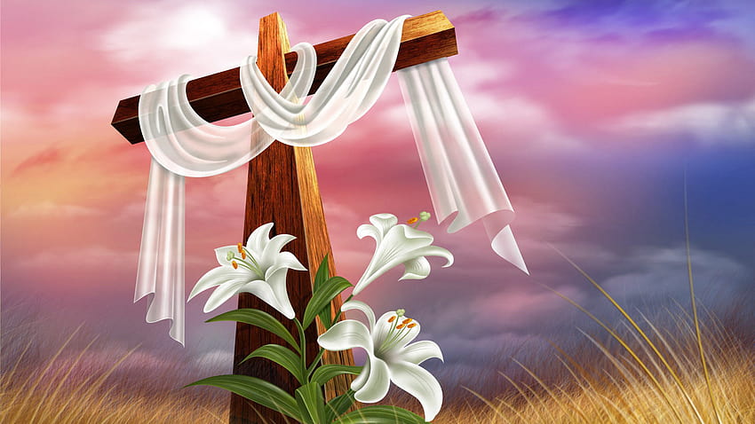 Easter Backgrounds, religious easter sunday HD wallpaper