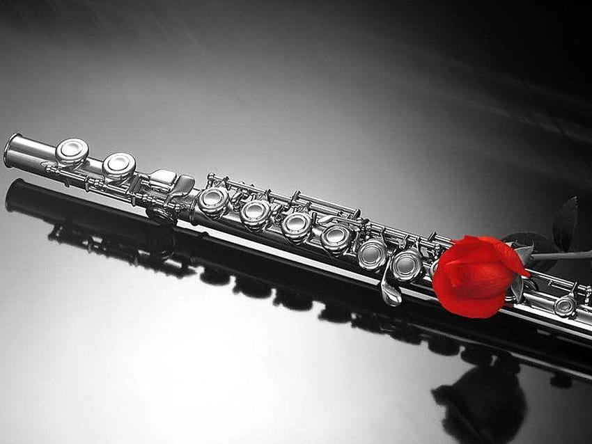Music : Flute …, piccolo instrument HD wallpaper