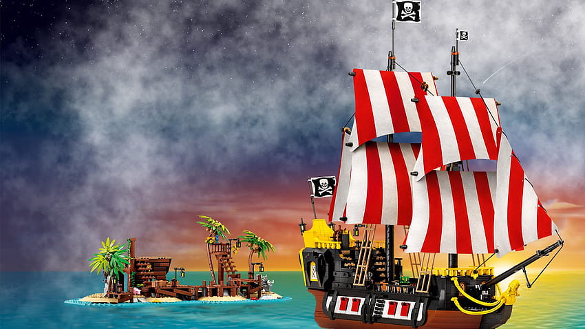 Lets Build Together – Backgrounds page, lego pirates HD wallpaper