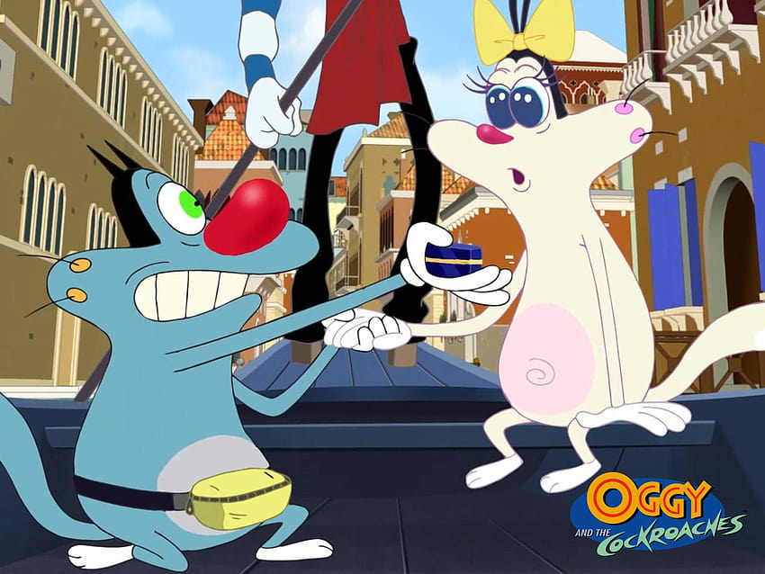 Oggy And The Cockroaches, oggy and olivia HD wallpaper