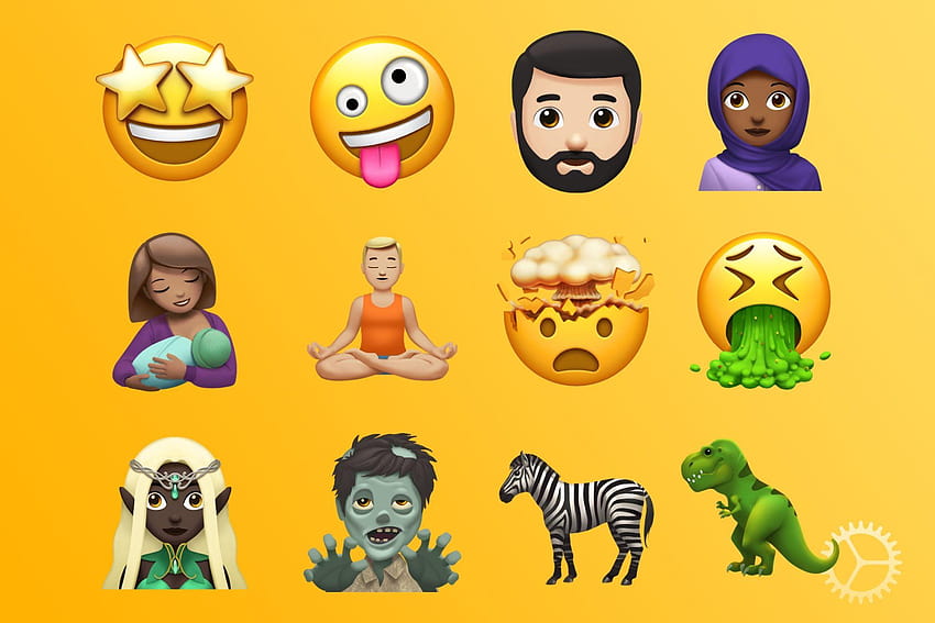 Apple previews 12 new emojis coming to iOS 11 & macOS High Sierra, world emoji day HD wallpaper