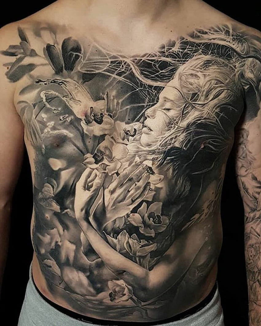 61 Amazing Stomach Tattoo Cover Up Design  Psycho Tats