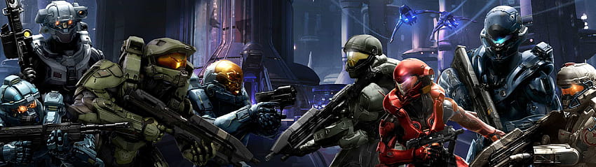 Halo 5 Fireteam Osiris Vs Blue Team Dual Monitor HD wallpaper