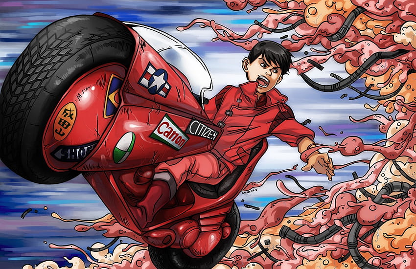 Japan akira motor science fiction tetsuo anime motorcycles kaneda 1600x1036  – Anime Akira, akira anime HD wallpaper Pxfuel