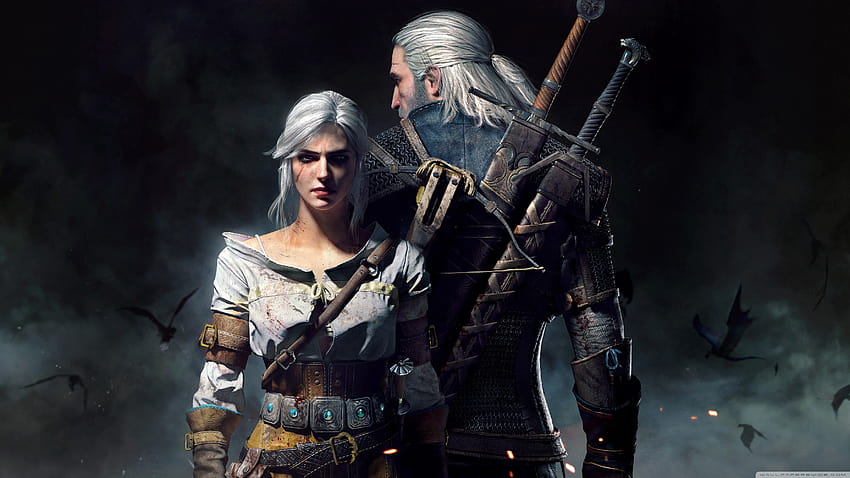 Wiedźmin 3 Dziki Gon Geralt i Ciri ❤ Tapeta HD