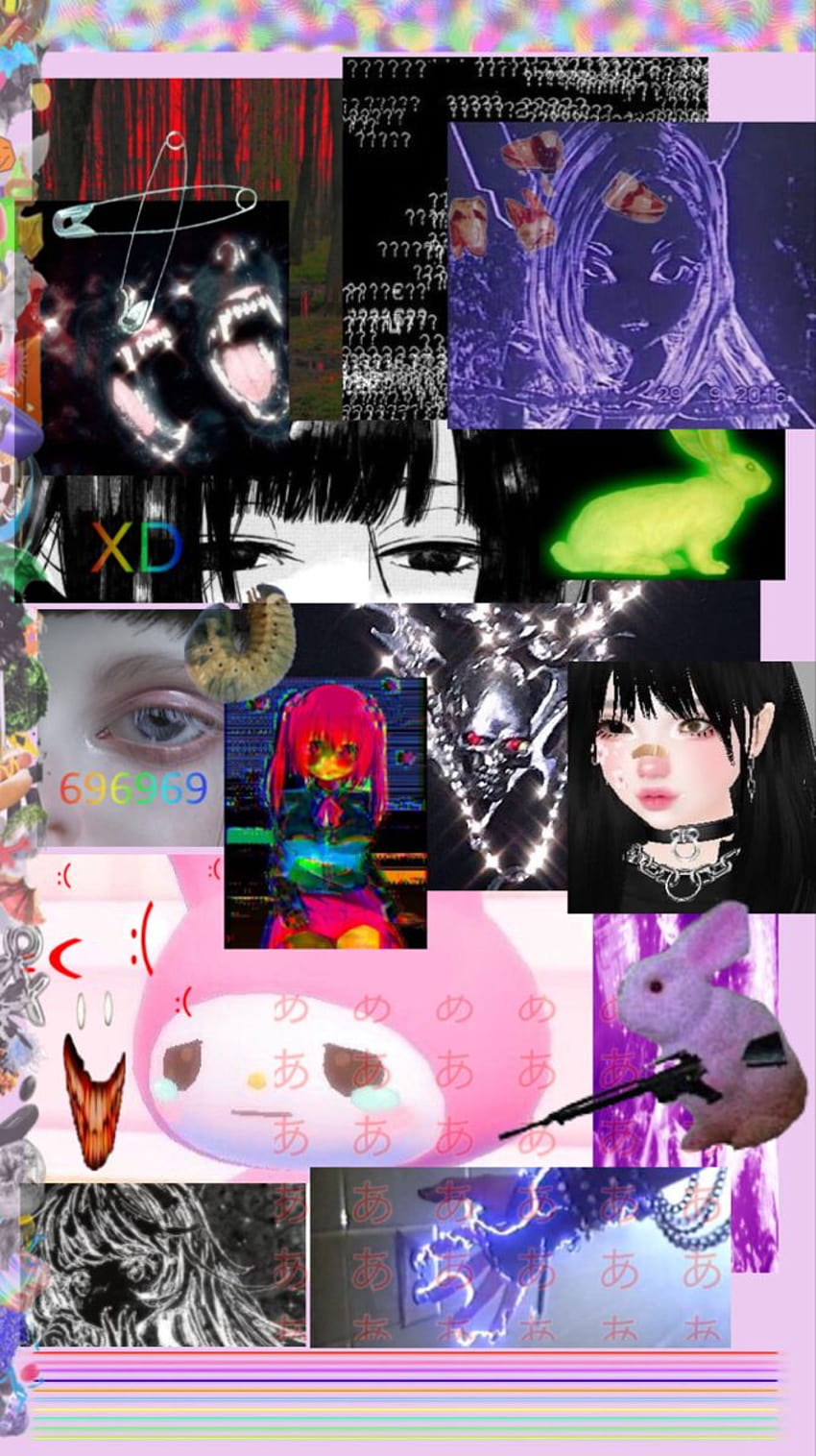 1920x1080px 1080p Free Download Weirdcore Sanrio Chains Emo Grunge