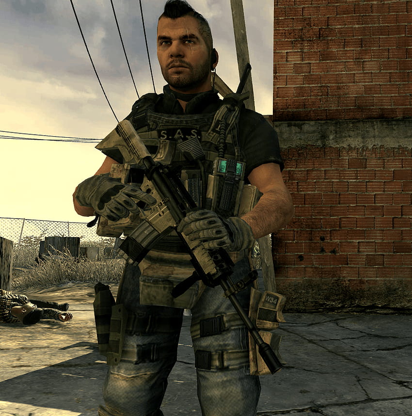 Call Of Duty Modern Warfare , Soap Mactavish HD-Handy-Hintergrundbild