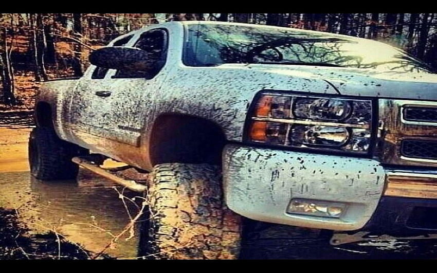 muddy chevy silverado