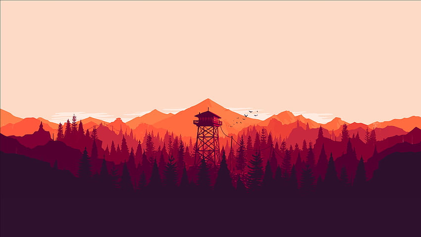 Firewatch New HD 22 Art Wallpaper, HD Games 4K Wallpapers, Images and  Background - Wallpapers Den