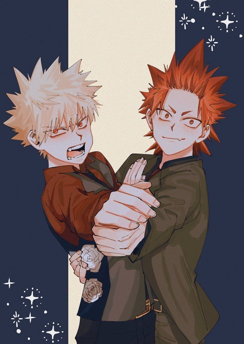 Kirishima X Bakugo, Bakugo And Kirishima Hd Phone Wallpaper 