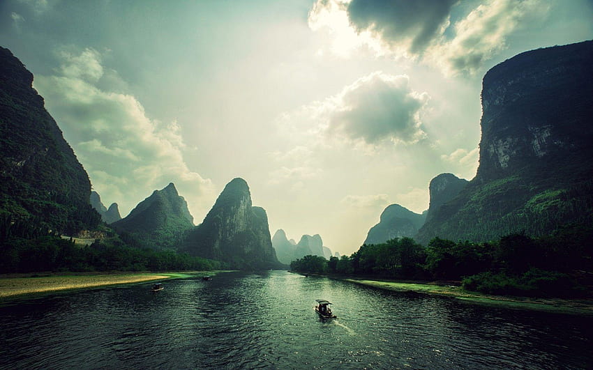 Paisaje del paisaje de Vietnam fondo de pantalla