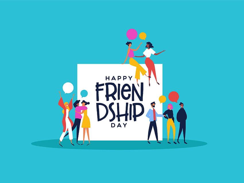 Happy Friendship Day 2021 Wünsche, Nachrichten und : Wie sagt man, Happy Friendship Day 2021 HD-Hintergrundbild