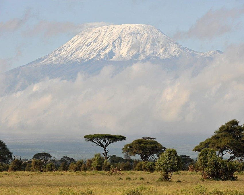 Kilimanjaro Tag : Scene Mount Hot Nature Kilimanjaro HD wallpaper