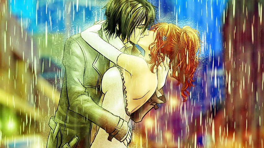 Couple kissing, anime hot kiss HD wallpaper | Pxfuel