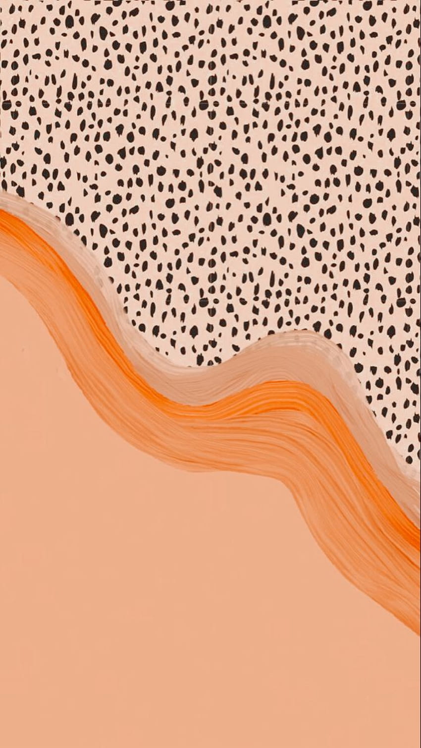 Preppy Orange Fabric Wallpaper and Home Decor  Spoonflower