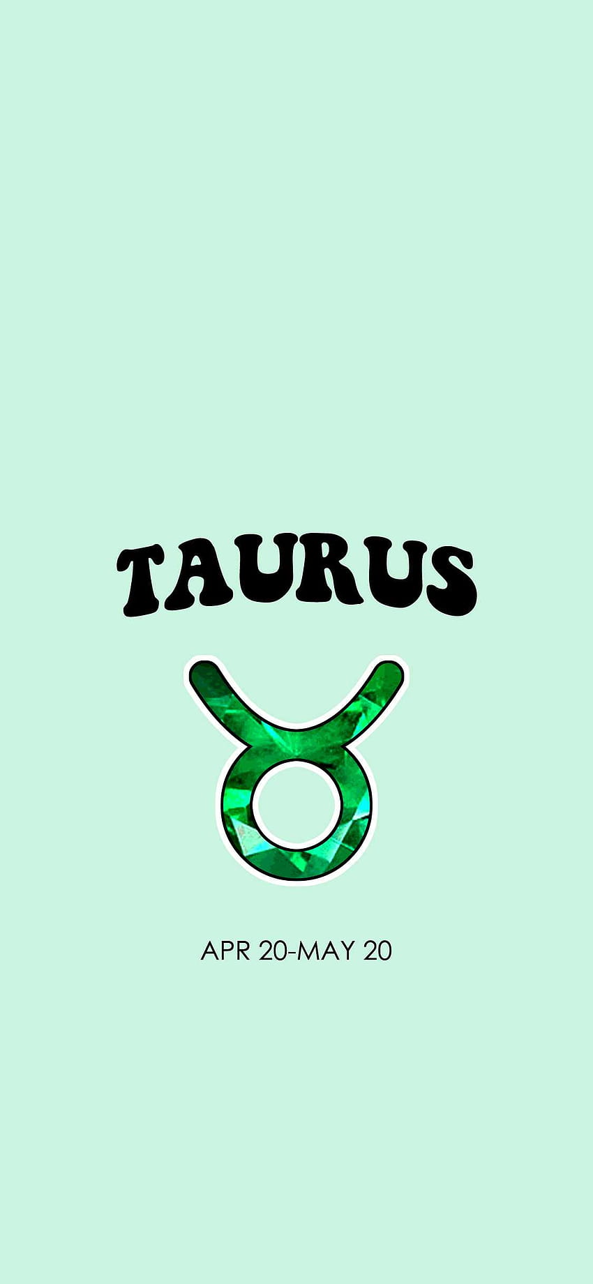 Taurus Zodiac, aesthetic cute taurus HD phone wallpaper
