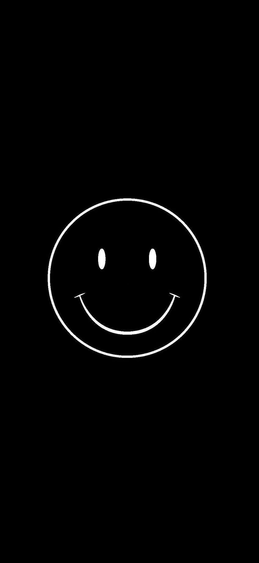 Czarny uśmiech, fałszywa twarz Tapeta na telefon HD