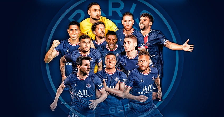 Equipo París Saint Germain 2021 fondo de pantalla