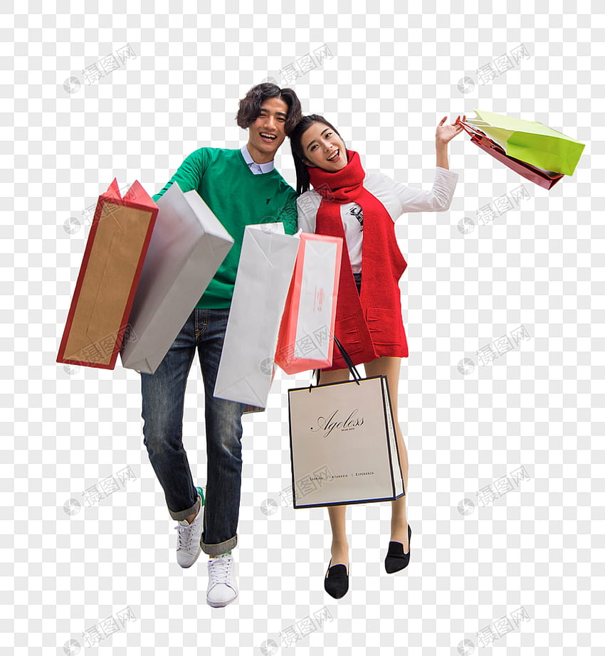 Men And Women Are Shopping In The Mall PNG & HD phone wallpaper