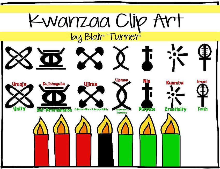 search: included 3 frames 7 symbols of kwanzaa 7 principles of HD wallpaper